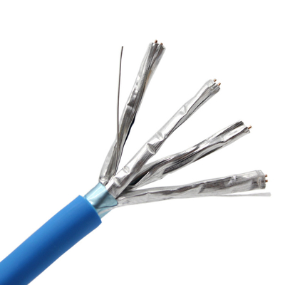 Shielded Network Stp Cat6A Lan Cable , Cat6 Indoor Outdoor Ethernet Cable