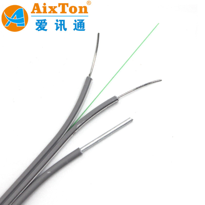 Indoor Outdoor FTTH Drop Cable G657A2 Single Mode Fiber Optic Jumper With Connector