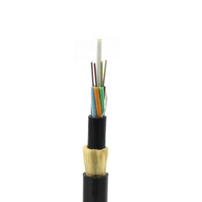 48 96 Core ADSS Fiber Optic Cable G652D Double Jacket Aerial Kevlar Wire