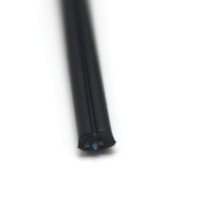 Low Smoke FRP Flat FTTH Drop Cable 4 Core Singlemode G657A1 G652D