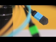 Produkcja bezpośrednia Multimode MPO Fiber Optic Patch Cord Indoor Fiber Optic Patch Cord MPO MTP Patch