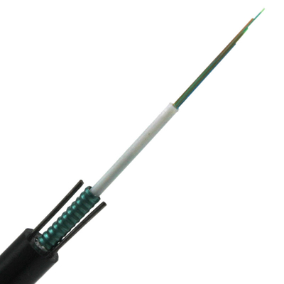 Manufacturer PE sheath armored optical light fiber cable 6 core G652D Anti-UV outdoor GYXTW fiber optic cable