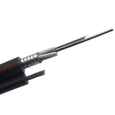 2 4 12 16 24 48 96 Core Aerial Armored Fig8 Type Fiber Optic Cable Per Meter GYTC8Y GYTC8S Outdoor Cable Black Color
