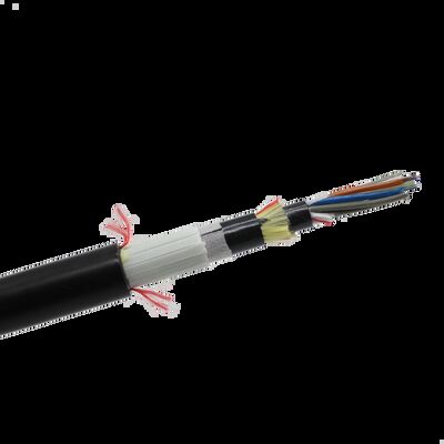 Flat FRP ADSS Fiber Optic Cable 12/24/48/96 Core 100/150 Span G652D Fiber Type Outdoor