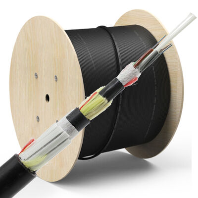 Outdoor Fiber Optic Cable ADSS ASU Self-supported Aerial Fiber Optical Cable 48 Core SM
