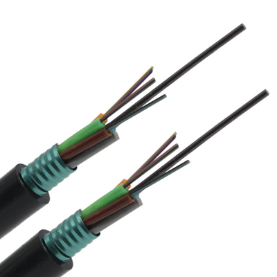 PE Czarny płaszcz GYTS GYTA Kabel światłowodowy 1-144 Rdzeń do szybkiej komunikacji