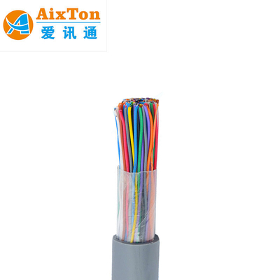 Kabel telefoniczny w pomieszczeniach 24Awg 26Awg PVC Jacket Nuda miedź/CCA Przewodnik Kabel komunikacyjny 100 pary