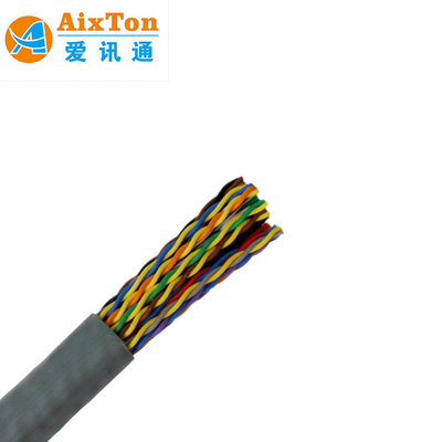 Wieloparowy 10 20 30 50 100 200 Podziemny kabel telefoniczny z stałym przewodnikiem miedzianym