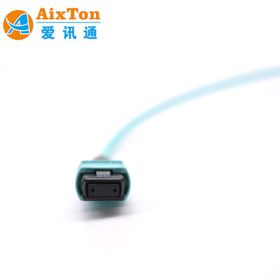 Vietnam factory MPO/F-MPO/F 24 Cores Multimode OM3 OM4 OM5 Fiber Optical Patch Cord MTP