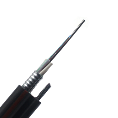 Zewnętrzny samodzielny kabel optyczny 48 rdzen GYTC8S opancerzony G.625D z PE
