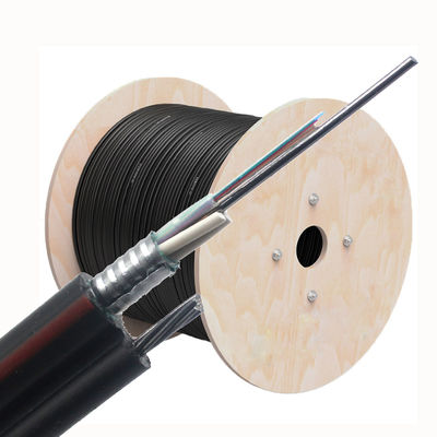 2 4 12 16 24 48 96 Core Aerial Armored Fig8 Type Fiber Optic Cable Per Meter GYTC8Y GYTC8S Outdoor Cable Black Color