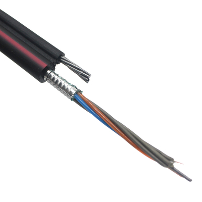 1-144 Rdzeń Figura 8 Kabel optyczny z włókna optycznego 1KM 2KM 4KM Czarny kabel optyczny FTTH na zewnątrz GYTC8S