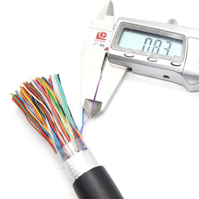 CAT3 Kabel telefoniczny 25 30 50 100 200 par Kabel telefoniczny 0,4 mm 0,5 mm 0,6 mm Kabel miedziany wielokupowy