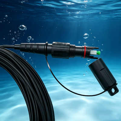 Kabel zewnętrzny z włókna optycznego.